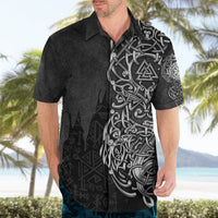 Viking Skoll and Hati Hawaiian Shirt Chasing Eternity - Wonder Print Shop