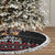 Meowy Christmas Woofy New Year Tree Skirt with Cat and Dog in Winter Hats and Festive Pattern Design - Wonder Print Shop