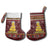Merry Chickmas Christmas Stocking with Yellow Chickens Tree Design and Snowflake Pattern - Wonder Print Shop