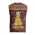 Merry Chickmas Christmas Knitted V-Neck Vest with Yellow Chickens Tree Design and Snowflake Pattern - Wonder Print Shop