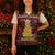 Merry Chickmas Christmas Knitted V-Neck Vest with Yellow Chickens Tree Design and Snowflake Pattern - Wonder Print Shop