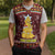 Merry Chickmas Christmas Knitted V-Neck Vest with Yellow Chickens Tree Design and Snowflake Pattern - Wonder Print Shop