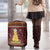 Merry Chickmas Christmas Luggage Cover with Yellow Chickens Tree Design and Snowflake Pattern - Wonder Print Shop