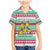 Merry Chickmas Christmas Family Matching Mermaid Dress and Hawaiian Shirt with Yellow Cartoon Birds in Santa Hats and Red Green Snowflake Pattern - Wonder Print Shop