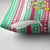 Merry Chickmas Christmas Pillow Cover with Yellow Cartoon Birds in Santa Hats and Red Green Snowflake Pattern - Wonder Print Shop