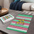 Merry Chickmas Christmas Puzzle with Yellow Cartoon Birds in Santa Hats and Red Green Snowflake Pattern - Wonder Print Shop
