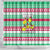 Merry Chickmas Christmas Shower Curtain with Yellow Cartoon Birds in Santa Hats and Red Green Snowflake Pattern - Wonder Print Shop