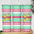 Merry Chickmas Christmas Skinny Tumbler with Yellow Cartoon Birds in Santa Hats and Red Green Snowflake Pattern - Wonder Print Shop