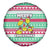 Merry Chickmas Christmas Spare Tire Cover with Yellow Cartoon Birds in Santa Hats and Red Green Snowflake Pattern - Wonder Print Shop