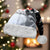Merry Christmas Bulldog And Snowman Christmas Santa Hat Dog Snowman Christmas Tree and Red Car Winter Scene - Wonder Print Shop