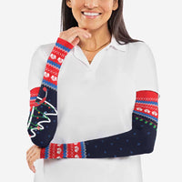 Merry Christmas Nurse Arm Sleeves Stethoscope Tree Nurses and Medical Workers - Wonder Print Shop