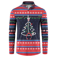 Merry Christmas Nurse Button Sweatshirt Stethoscope Tree Nurses and Medical Workers - Wonder Print Shop