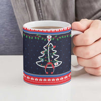Merry Christmas Nurse Ceramic Mug Stethoscope Tree Nurses and Medical Workers - Wonder Print Shop