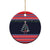 Merry Christmas Nurse Ceramic Ornament Stethoscope Tree Nurses and Medical Workers - Wonder Print Shop