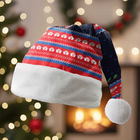 Merry Christmas Nurse Christmas Santa Hat Stethoscope Tree Nurses and Medical Workers - Wonder Print Shop