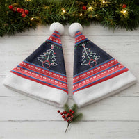Merry Christmas Nurse Christmas Santa Hat Stethoscope Tree Nurses and Medical Workers - Wonder Print Shop