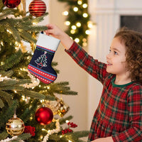 Merry Christmas Nurse Christmas Stocking Stethoscope Tree Nurses and Medical Workers - Wonder Print Shop
