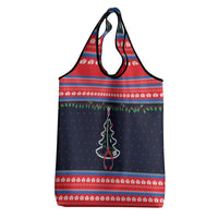 Merry Christmas Nurse Grocery Bag Stethoscope Tree Nurses and Medical Workers - Wonder Print Shop