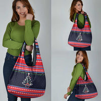 Merry Christmas Nurse Grocery Bag Stethoscope Tree Nurses and Medical Workers - Wonder Print Shop