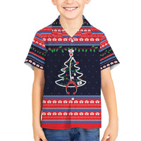 Merry Christmas Nurse Hawaiian Shirt Stethoscope Tree Nurses and Medical Workers - Wonder Print Shop