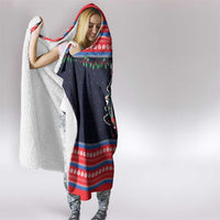 Merry Christmas Nurse Hooded Blanket Stethoscope Tree Nurses and Medical Workers - Wonder Print Shop