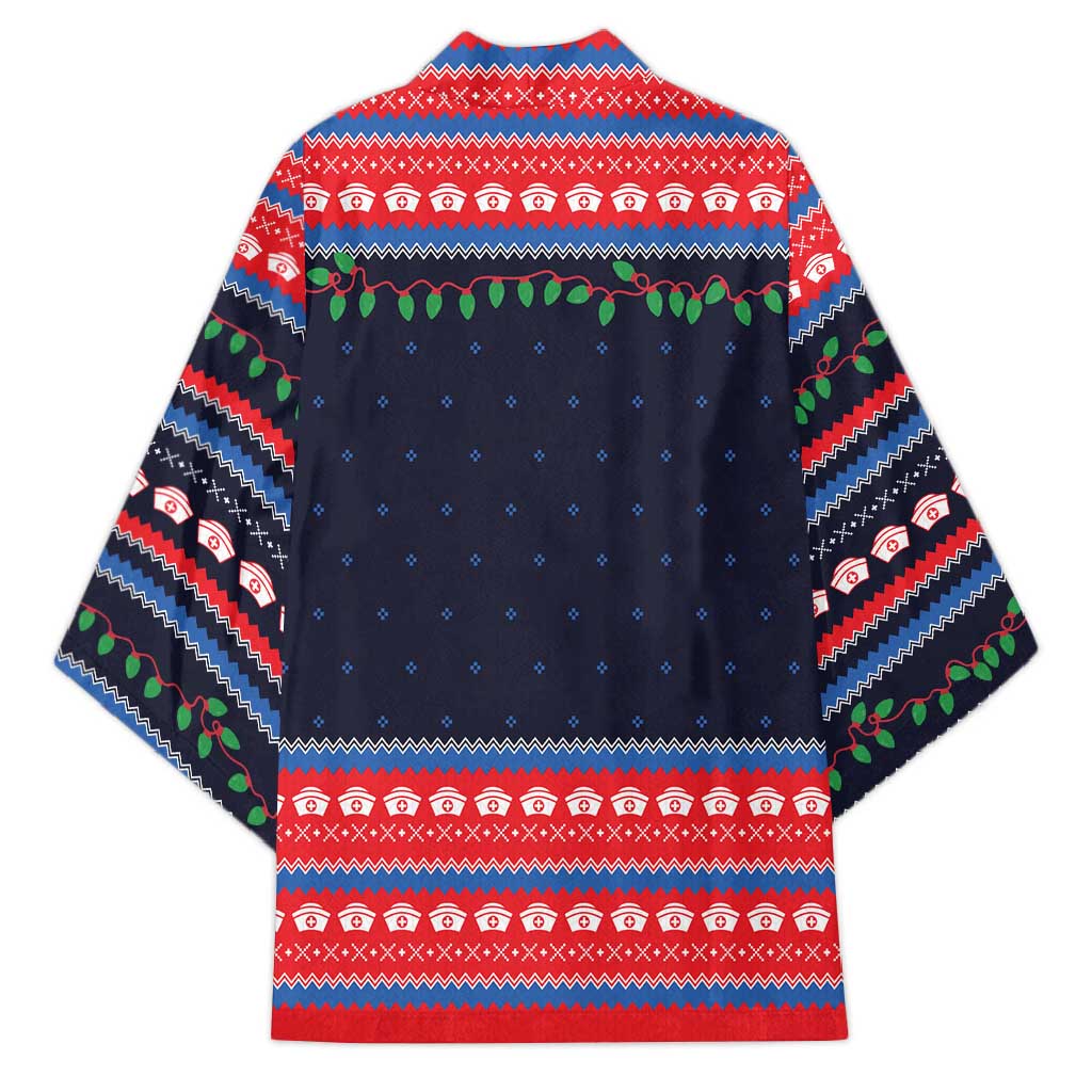 Merry Christmas Nurse Kimono Stethoscope Tree Nurses and Medical Workers - Wonder Print Shop