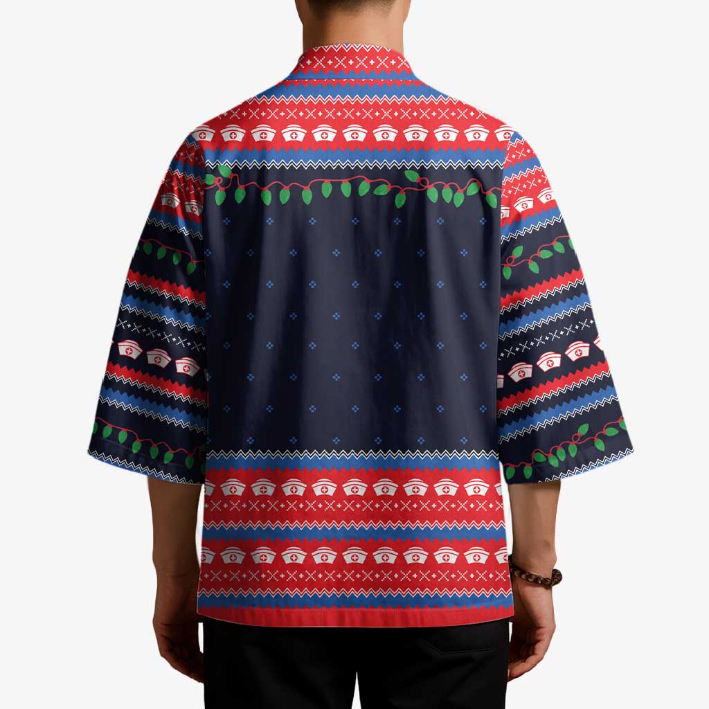 Merry Christmas Nurse Kimono Stethoscope Tree Nurses and Medical Workers - Wonder Print Shop