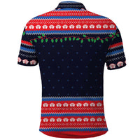 Merry Christmas Nurse Polo Shirt Stethoscope Tree Nurses and Medical Workers - Wonder Print Shop