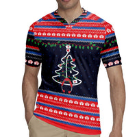 Merry Christmas Nurse Rugby Jersey Stethoscope Tree Nurses and Medical Workers - Wonder Print Shop