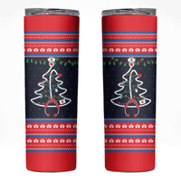 Merry Christmas Nurse Skinny Tumbler Stethoscope Tree Nurses and Medical Workers - Wonder Print Shop