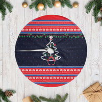 Merry Christmas Nurse Tree Skirt Stethoscope Tree Nurses and Medical Workers - Wonder Print Shop