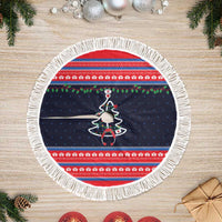 Merry Christmas Nurse Tree Skirt Stethoscope Tree Nurses and Medical Workers - Wonder Print Shop
