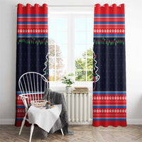 Merry Christmas Nurse Window Curtain Stethoscope Tree Nurses and Medical Workers - Wonder Print Shop