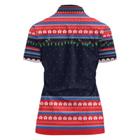 Merry Christmas Nurse Women Polo Shirt Stethoscope Tree Nurses and Medical Workers - Wonder Print Shop