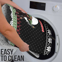 Funny Bigfoot Christmas Bathroom Set Xmas Holiday Patterns - Wonder Print Shop