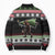 Funny Bigfoot Christmas Bomber Puffer Jacket Xmas Holiday Patterns - Wonder Print Shop