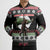 Funny Bigfoot Christmas Bomber Puffer Jacket Xmas Holiday Patterns - Wonder Print Shop