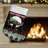 Funny Bigfoot Christmas Stocking Xmas Holiday Patterns - Wonder Print Shop