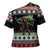 Funny Bigfoot Christmas Cross Shoulder Shirt Xmas Holiday Patterns - Wonder Print Shop