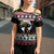 Funny Bigfoot Christmas Cross Shoulder Shirt Xmas Holiday Patterns - Wonder Print Shop