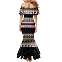 Funny Bigfoot Christmas Family Matching Mermaid Dress and Hawaiian Shirt Xmas Holiday Patterns - Wonder Print Shop