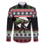 Funny Bigfoot Christmas Family Matching Off The Shoulder Long Sleeve Dress and Hawaiian Shirt Xmas Holiday Patterns - Wonder Print Shop