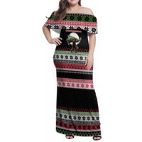 Funny Bigfoot Christmas Family Matching Off Shoulder Maxi Dress and Hawaiian Shirt Xmas Holiday Patterns - Wonder Print Shop