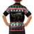 Funny Bigfoot Christmas Family Matching Short Sleeve Bodycon Dress and Hawaiian Shirt Xmas Holiday Patterns - Wonder Print Shop