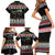Funny Bigfoot Christmas Family Matching Short Sleeve Bodycon Dress and Hawaiian Shirt Xmas Holiday Patterns - Wonder Print Shop