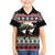 Funny Bigfoot Christmas Family Matching Short Sleeve Bodycon Dress and Hawaiian Shirt Xmas Holiday Patterns - Wonder Print Shop