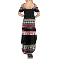 Funny Bigfoot Christmas Family Matching Summer Maxi Dress and Hawaiian Shirt Xmas Holiday Patterns - Wonder Print Shop