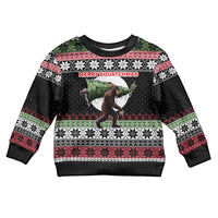 Funny Bigfoot Christmas Kid Ugly Christmas Sweater Xmas Holiday Patterns - Wonder Print Shop