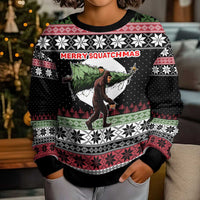 Funny Bigfoot Christmas Kid Ugly Christmas Sweater Xmas Holiday Patterns - Wonder Print Shop