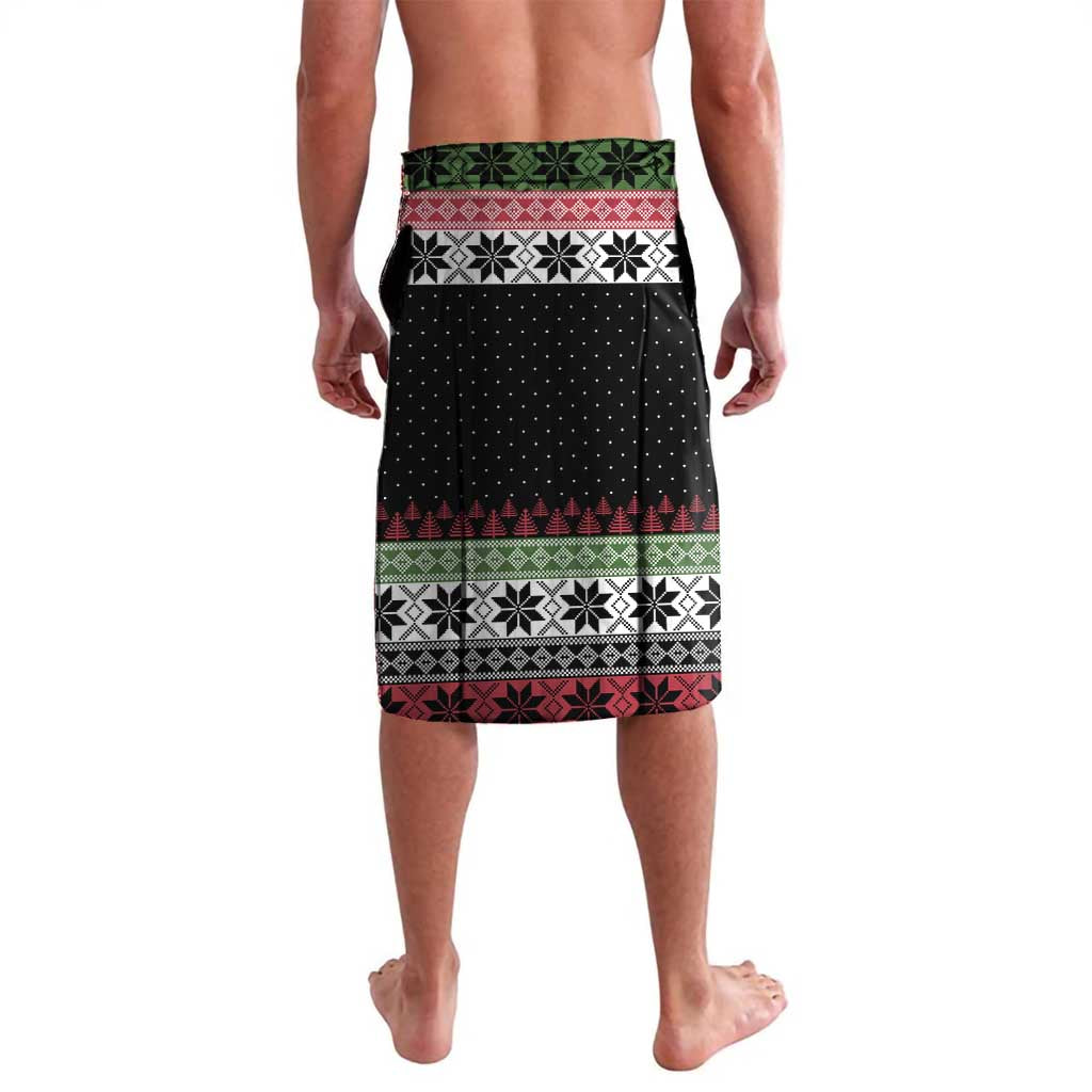 Funny Bigfoot Christmas Lavalava Xmas Holiday Patterns - Wonder Print Shop